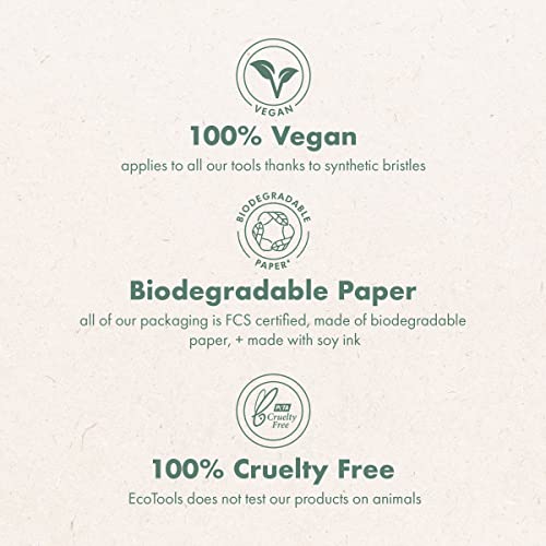 EcoTools Makeup Brush + Sponge Shampoo Cleanser, Deep Clean, Sulfate-Free, Fragrance-Free Brush Cleaner for Makeup Sponges & Tools, Vegan & Cruelty-Free, 8 fl. oz