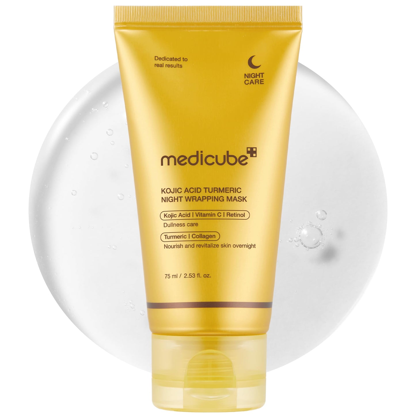 medicube Wrapping Mask Collagen Overnight Peel Off Facial Mask | Elasticity & Hydration Care, Reduces Sagging & Dullness | Hydrolyzed Collagen For Glowing Skin | Korean Skin Care, 2.53 fl.oz