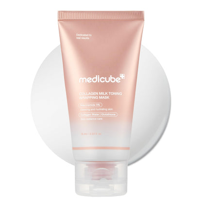 medicube Wrapping Mask Collagen Overnight Peel Off Facial Mask | Elasticity & Hydration Care, Reduces Sagging & Dullness | Hydrolyzed Collagen For Glowing Skin | Korean Skin Care, 2.53 fl.oz