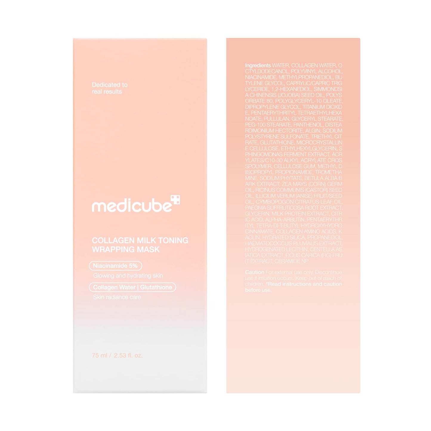 medicube Wrapping Mask Collagen Overnight Peel Off Facial Mask | Elasticity & Hydration Care, Reduces Sagging & Dullness | Hydrolyzed Collagen For Glowing Skin | Korean Skin Care, 2.53 fl.oz